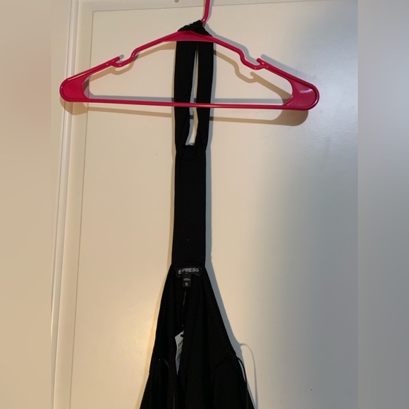 NWT Black Choker Crop Top in size XL, Long Sleeve. - Picture 4 of 5